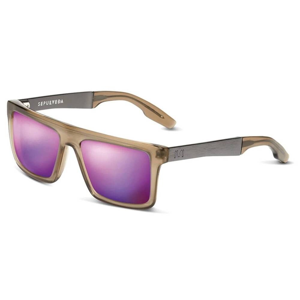 NEW IVI VISION unisex sepulveda sunglasses in matte dust - matte gunmetal